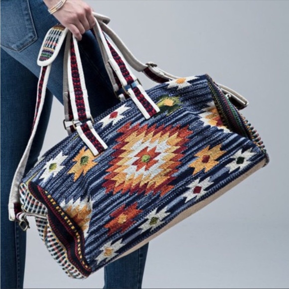 Handbags - #26 2 LEFT!!! CLOSEOUT SALE!!! New! Aztec  Navajo Western Weekender Duffle Bag